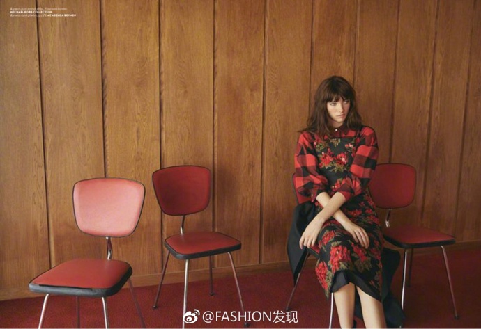 蓝眼睛印第安少女欧美超模Grace Hartzel<<Vogue>>封面 3