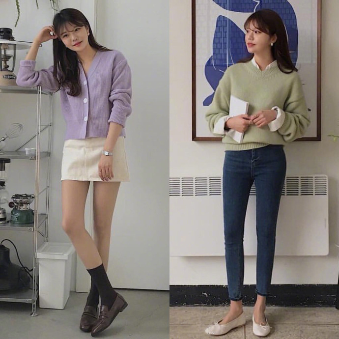 清爽甜美美女的穿衣搭配 4