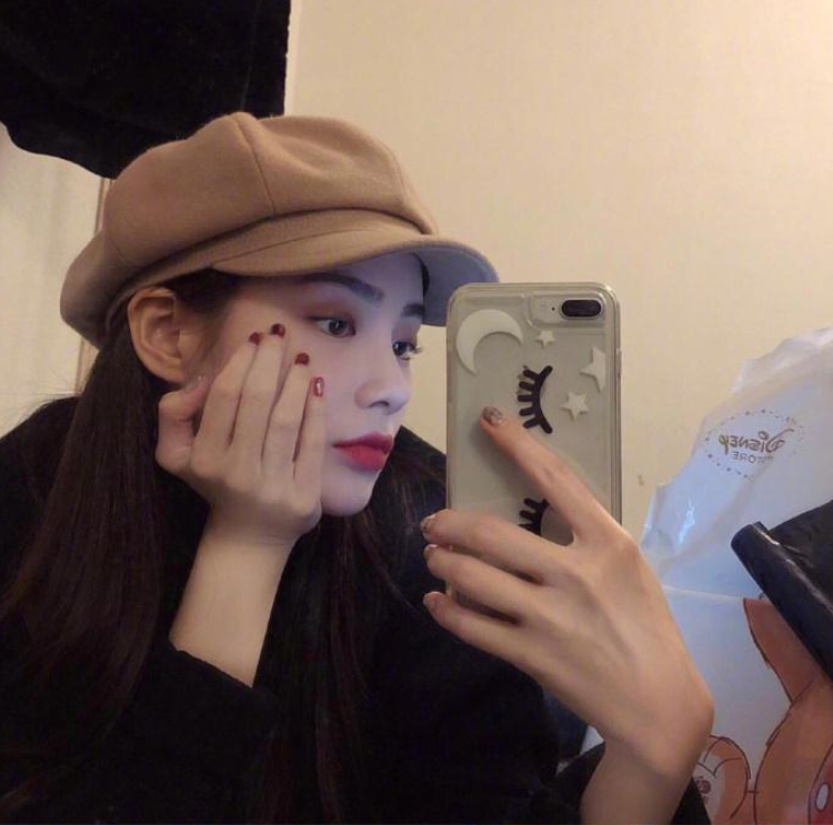 自然发色的中长卷发发型图片,好看的小仙女都这 14