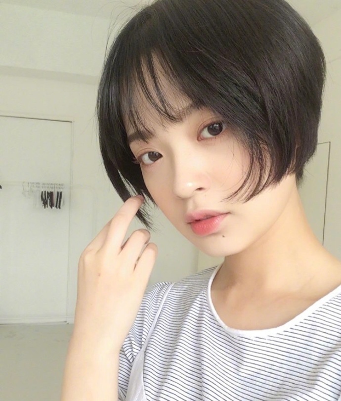 韩国短发发型图片_韩式短发发型齐耳短发美女自 3