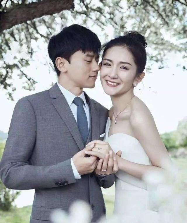 四川明星夫妻张杰谢娜婚纱照大全