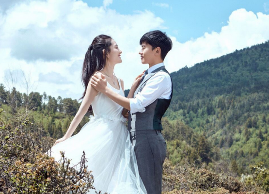 四川明星夫妻张杰谢娜婚纱照大全 2
