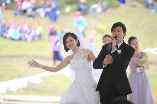 四川明星夫妻张杰谢娜婚纱照大全 3
