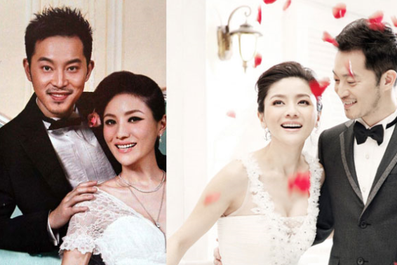 中国明星夫妻沙溢胡可婚纱照图片 5