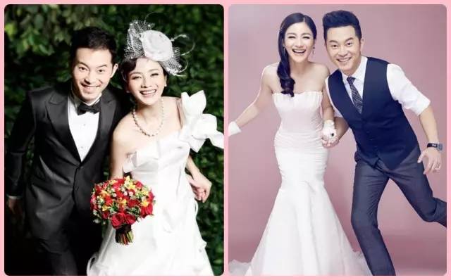 中国明星夫妻沙溢胡可婚纱照图片 7