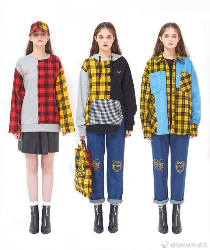 欧美品牌Eyeye 2018AW Collection色彩跳跃的运动休闲风