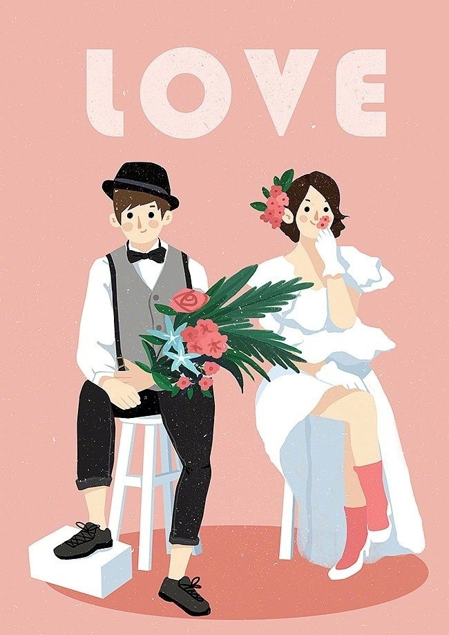 漫画情侣壁纸_唯美情侣图像 5