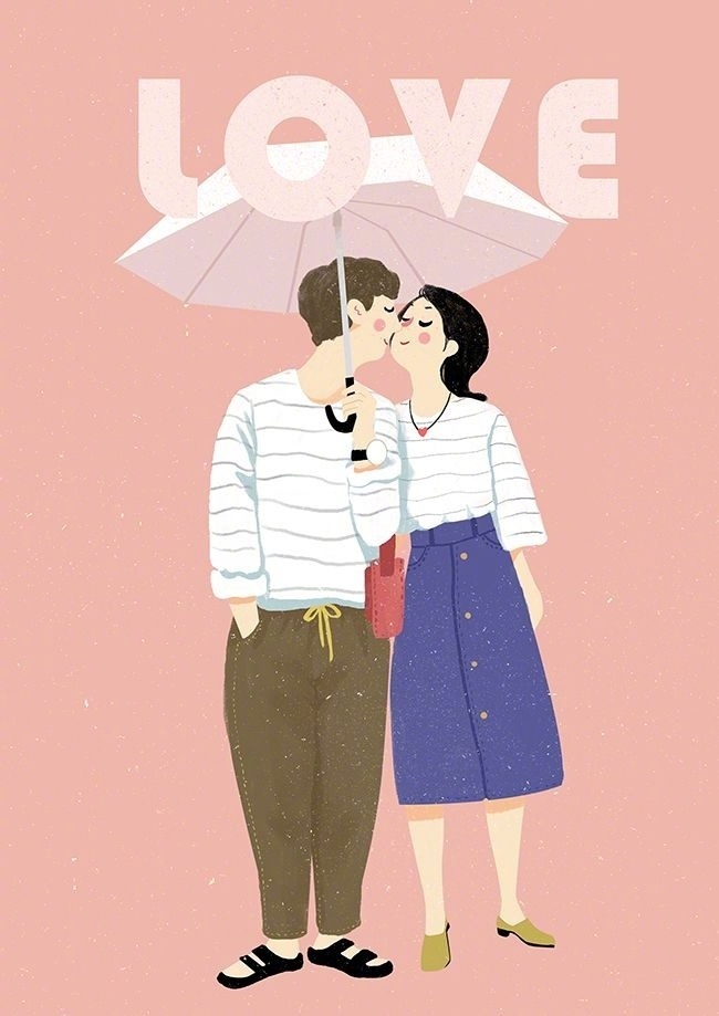 漫画情侣壁纸_唯美情侣图像 8