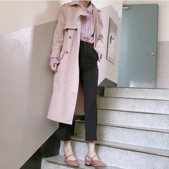 初秋怎么可以少一件风衣呢_女士风衣搭配参考 3