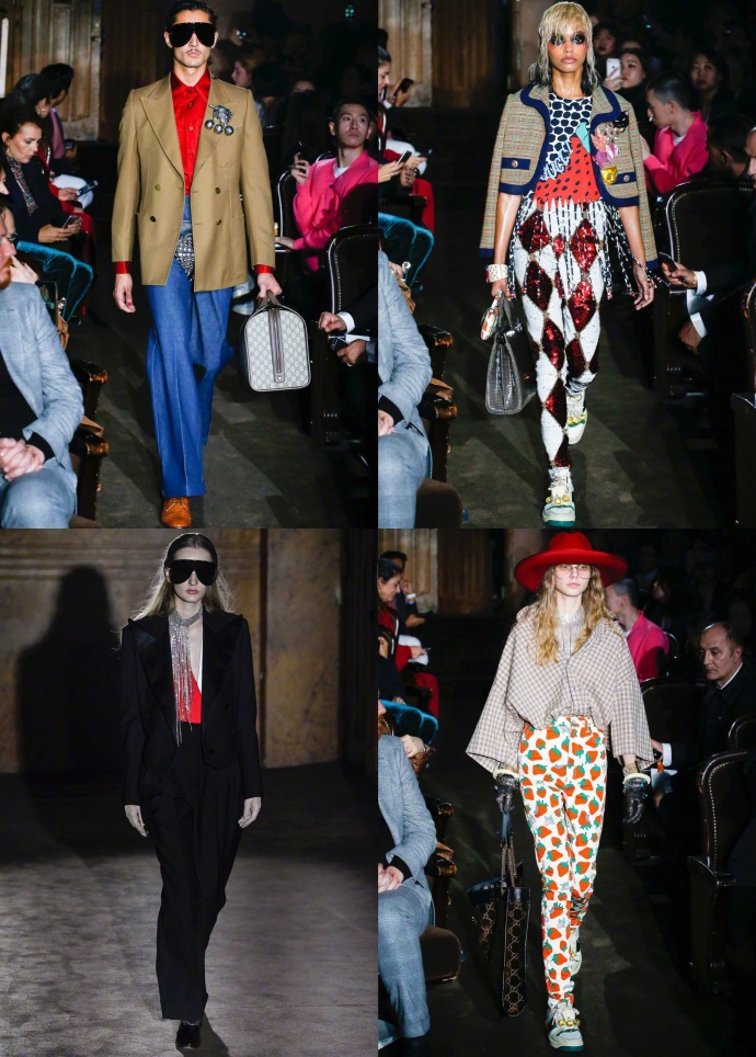 欧美奢侈品牌GUCCI 2019春夏大秀在巴黎时装周举行 2