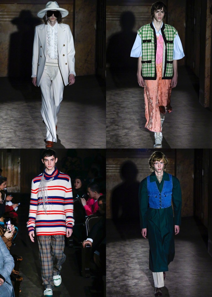 欧美奢侈品牌GUCCI 2019春夏大秀在巴黎时装周举行 4