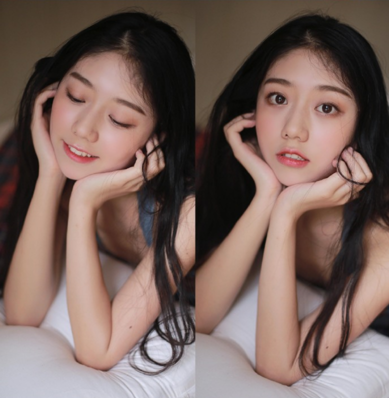 清纯小美女鱼子与余私服写真 12