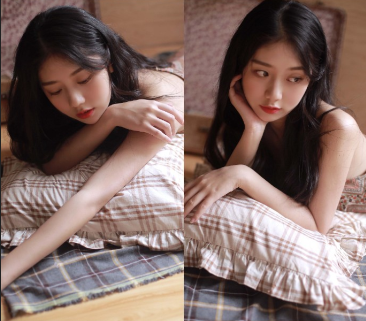 清纯小美女鱼子与余私服写真 14