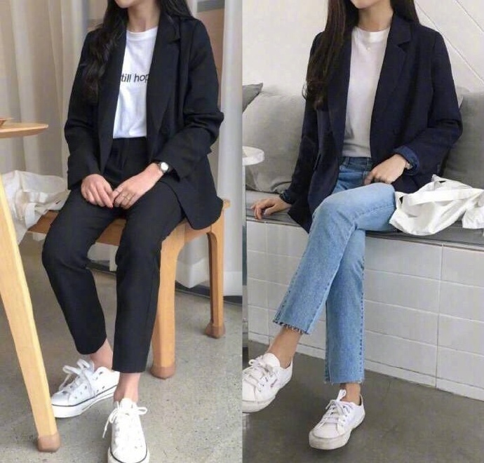 实用的小西装搭配图片_小西装怎么搭配