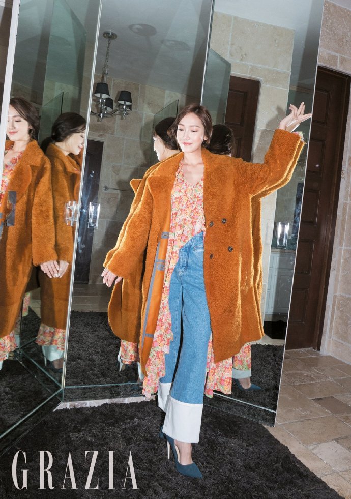 韩国美女明星Jessica郑秀妍GraziaKorea10月封面时尚大 5
