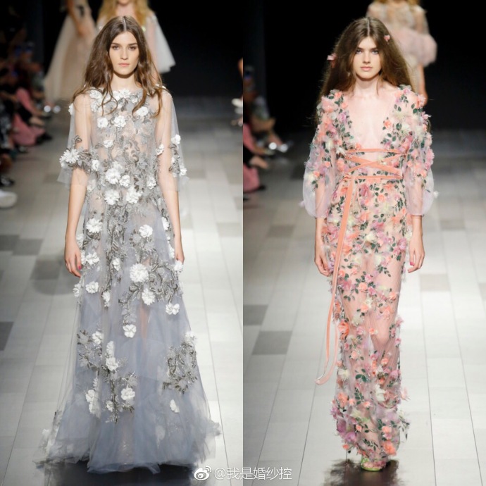 Marchesa Spring 2018婚纱图片 3