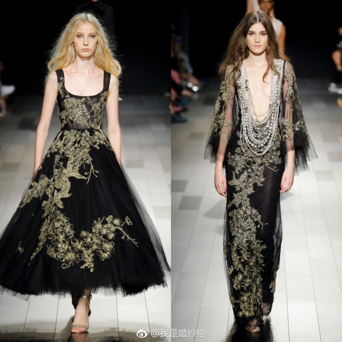 Marchesa Spring 2018婚纱图片 4