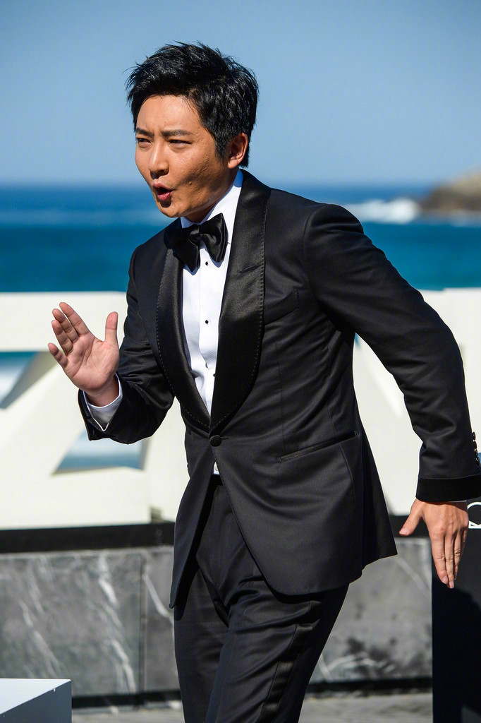 内地男演员郭京飞出席《宝贝儿》圣塞巴斯蒂安 2