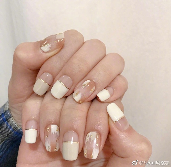 秋日最新美甲图片 4
