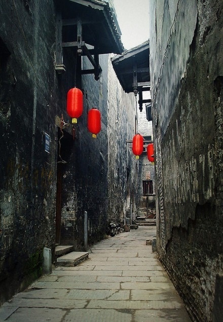 记忆中的古镇小巷风景图片 2