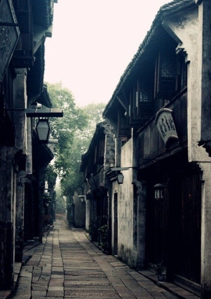 记忆中的古镇小巷风景图片 8