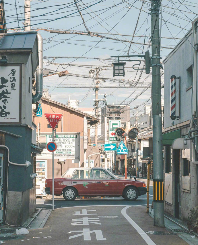 轻柔的京都街道风景图片 9