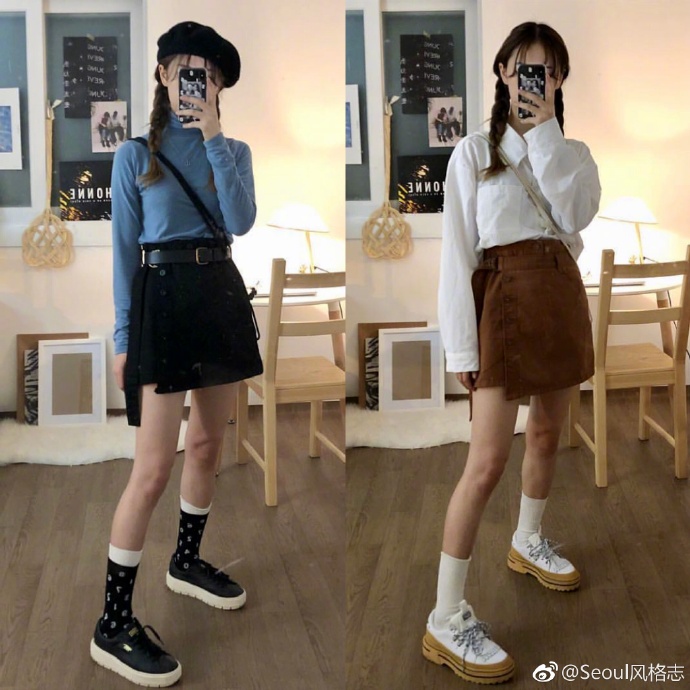 可酷可甜的chic韩风帽子时尚搭配法 9