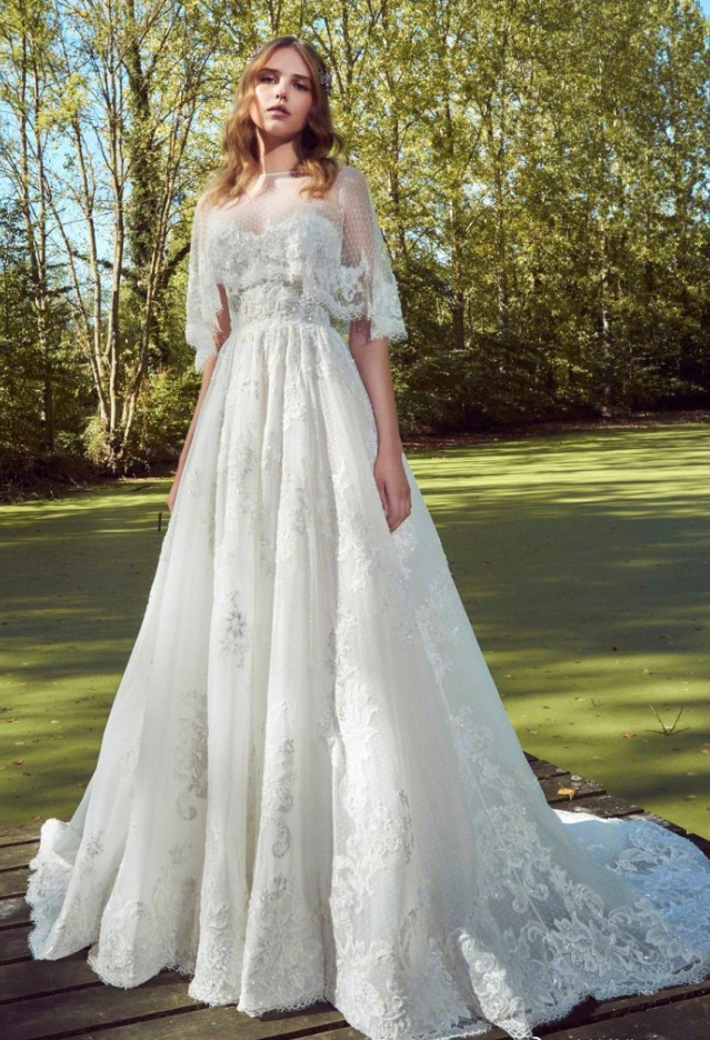 欧美高级时装Zuhair Murad2019白色婚纱图片 4