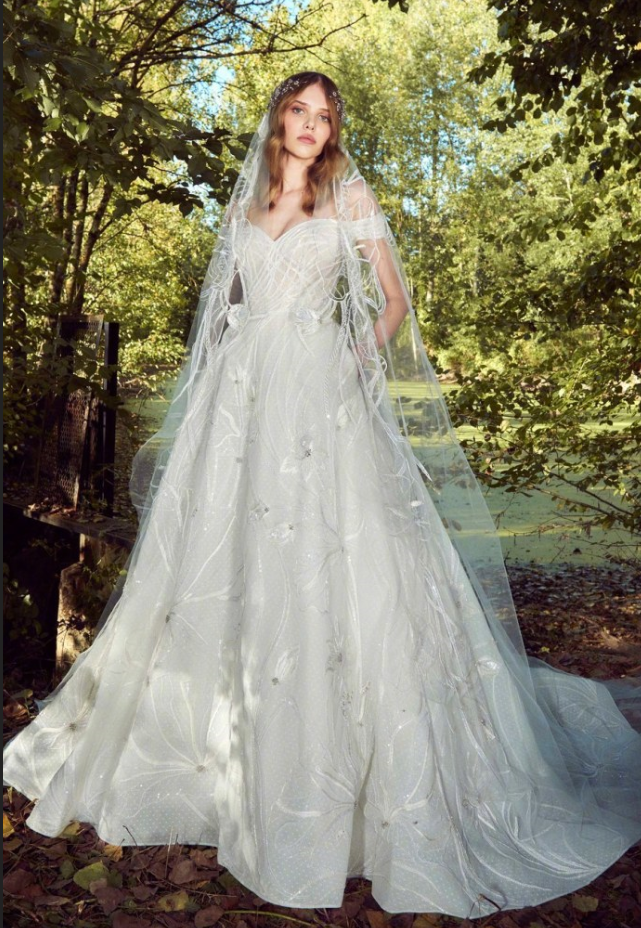 欧美高级时装Zuhair Murad2019白色婚纱图片 9