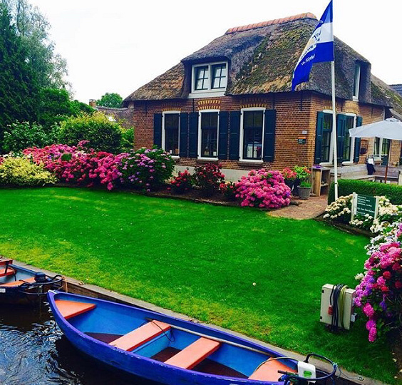 荷兰羊角村Giethoorn风景图片梦想和你住在这里