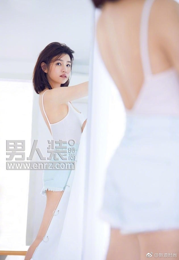 台湾宅男女神陈妍希男人装性感图片大全