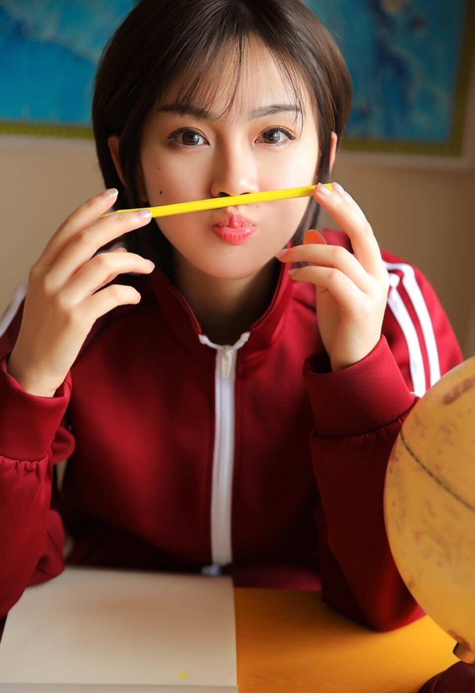 校园美女科代表萌妹子图片 6