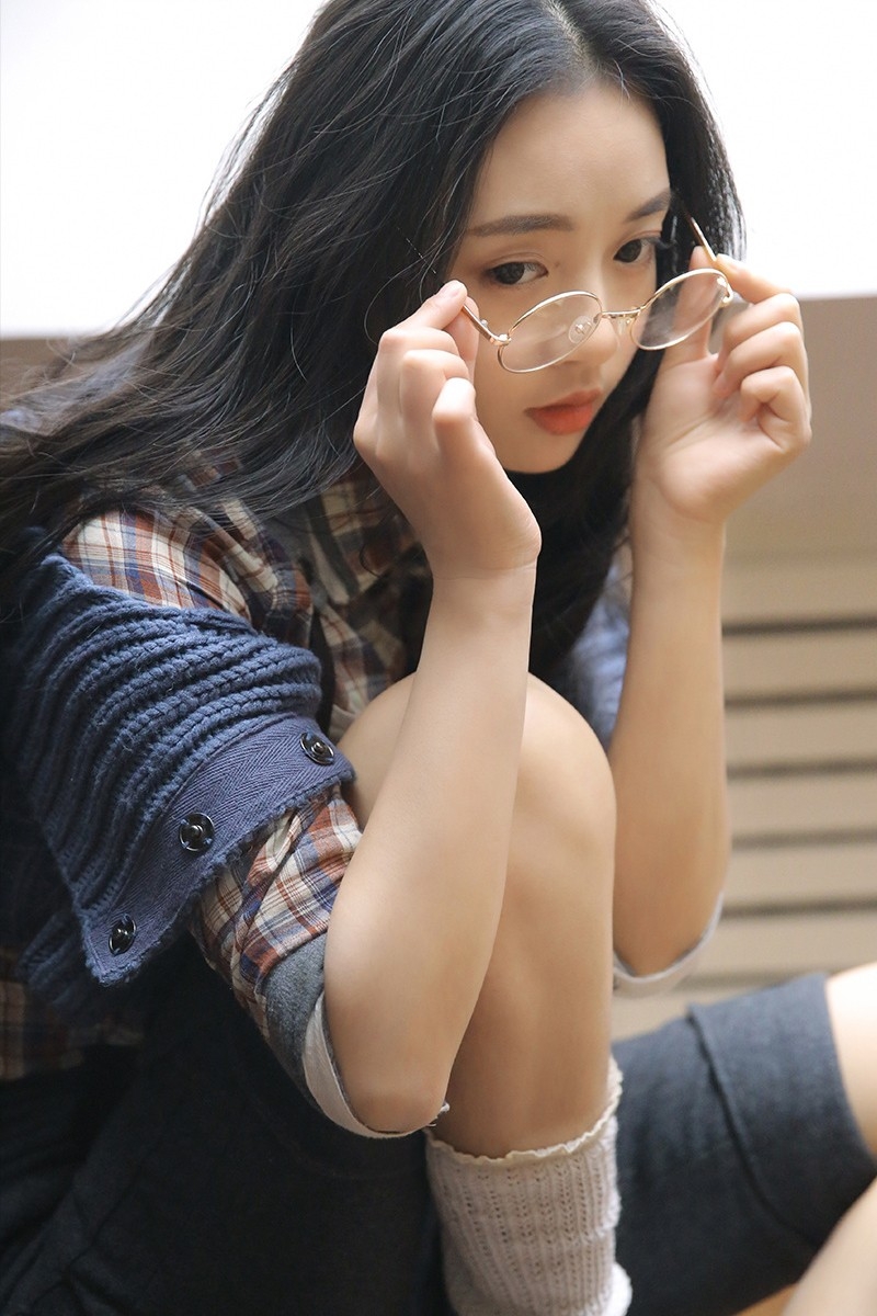 大眼美女私房治愈系生活照图片 7