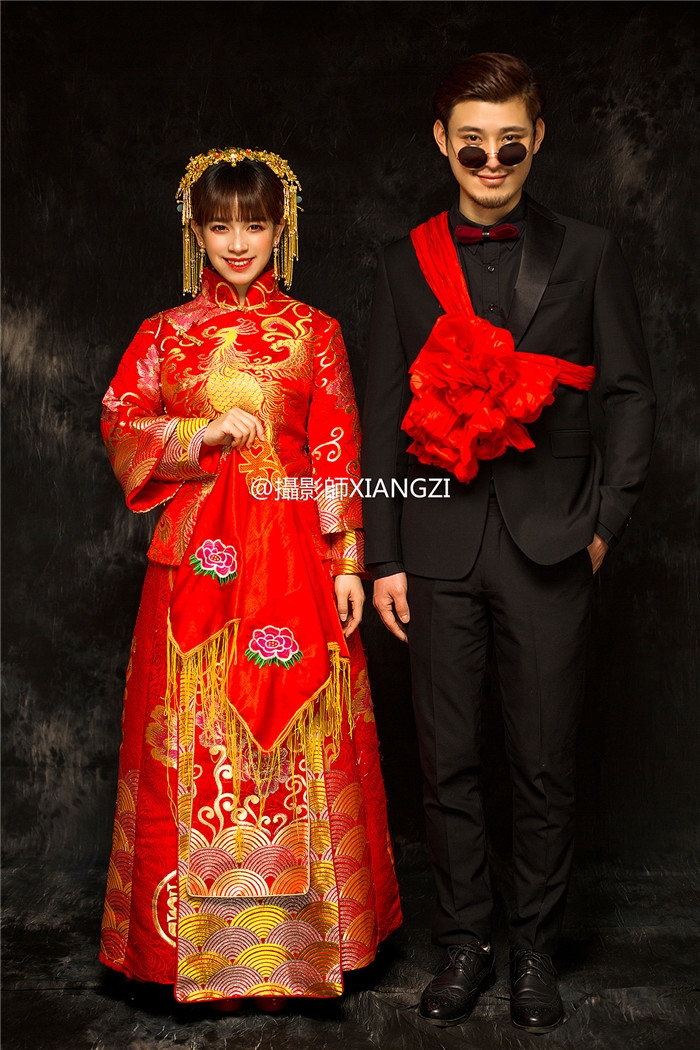 古装婚纱照图片