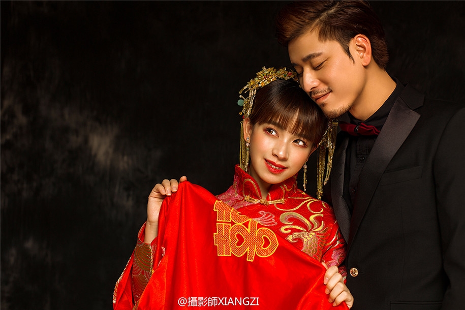 古装婚纱照图片 5