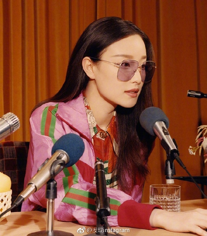 南京美女倪妮Gucci复古文艺范儿眼镜广告大片 2