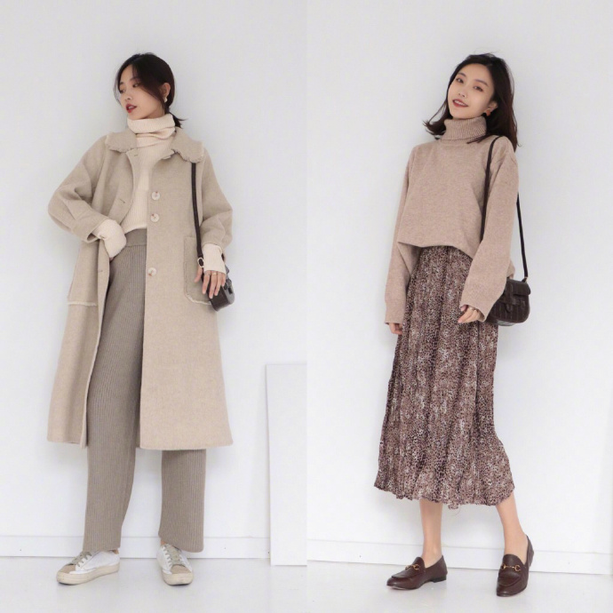 秋冬必不可少的莫兰迪色的超美单品LOOK 8