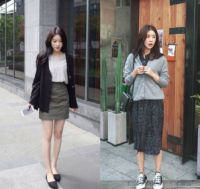 秋日温柔的开衫毛衣搭配 4
