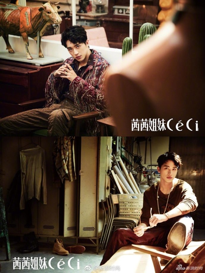 小鲜肉男明星许魏洲暖色调杂志大片 6