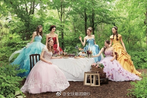 迪士尼童话公主婚纱实现你的公主梦婚纱图片 8