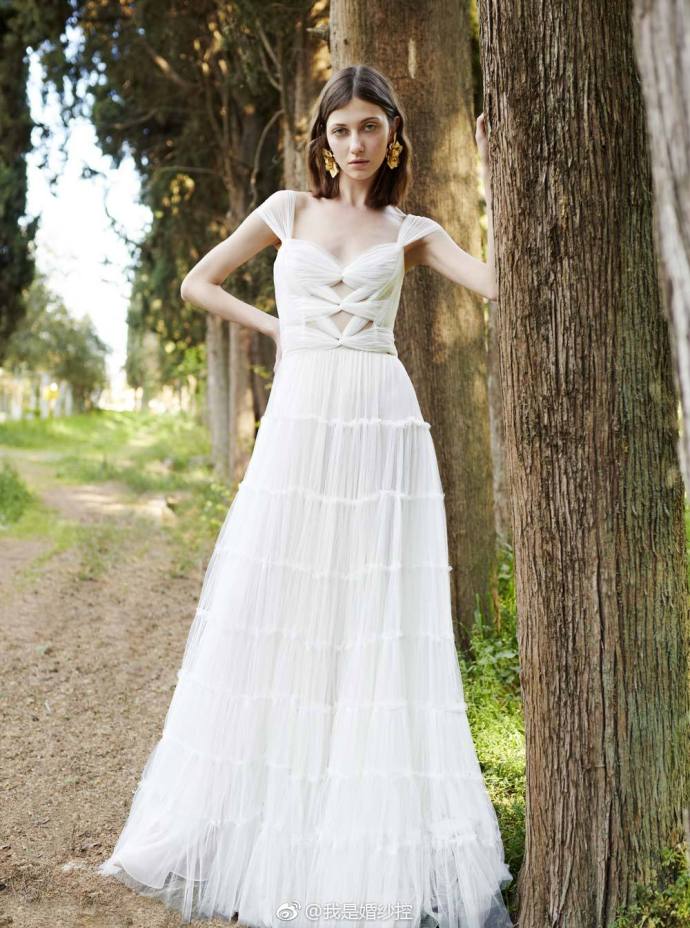 Costarellos2019春夏系列波西米亚风婚纱礼服图片 8