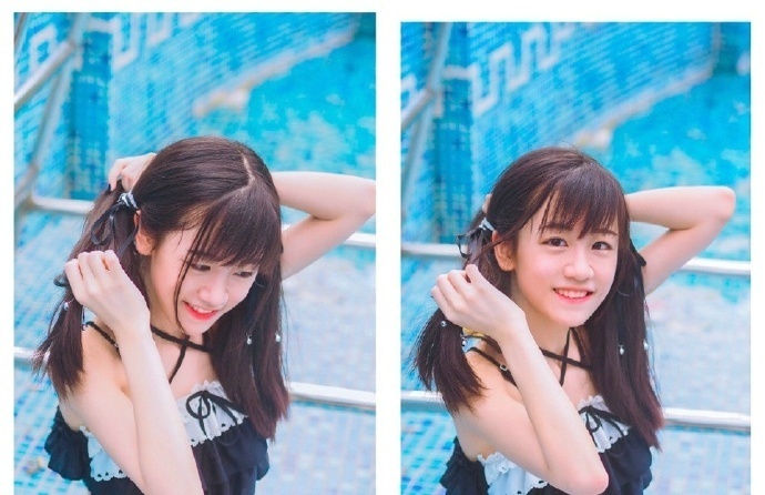 双马尾泳装清纯萌妹子性感写真 5