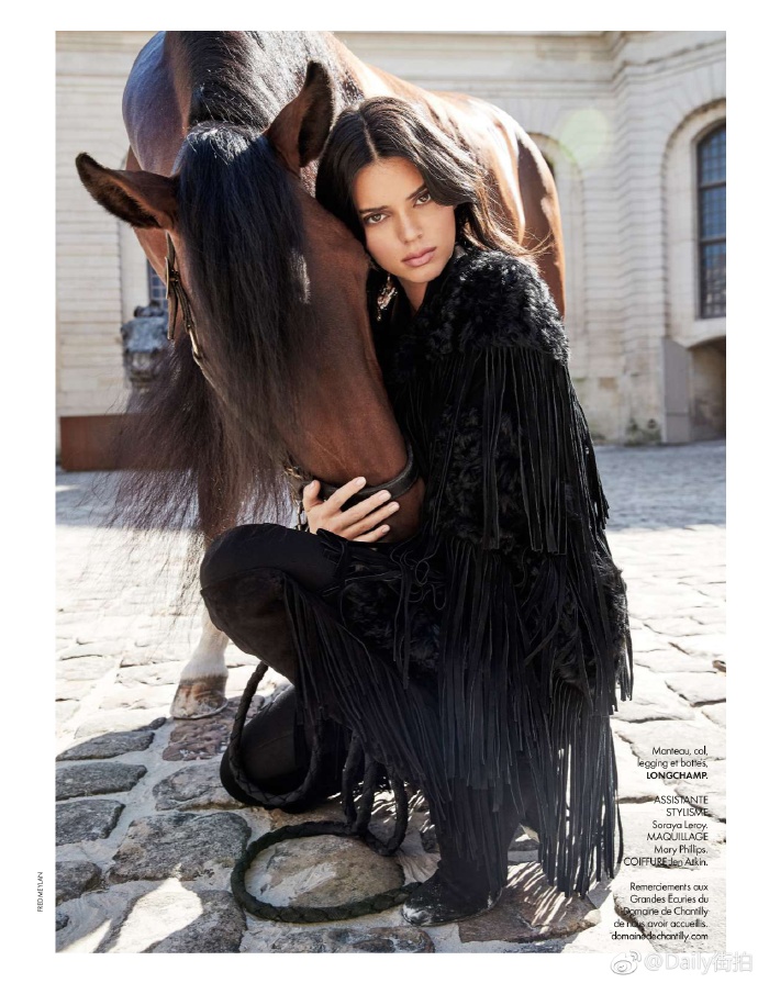 欧美超模肯豆Kendall Jenner登上《Elle》杂志十月刊 2