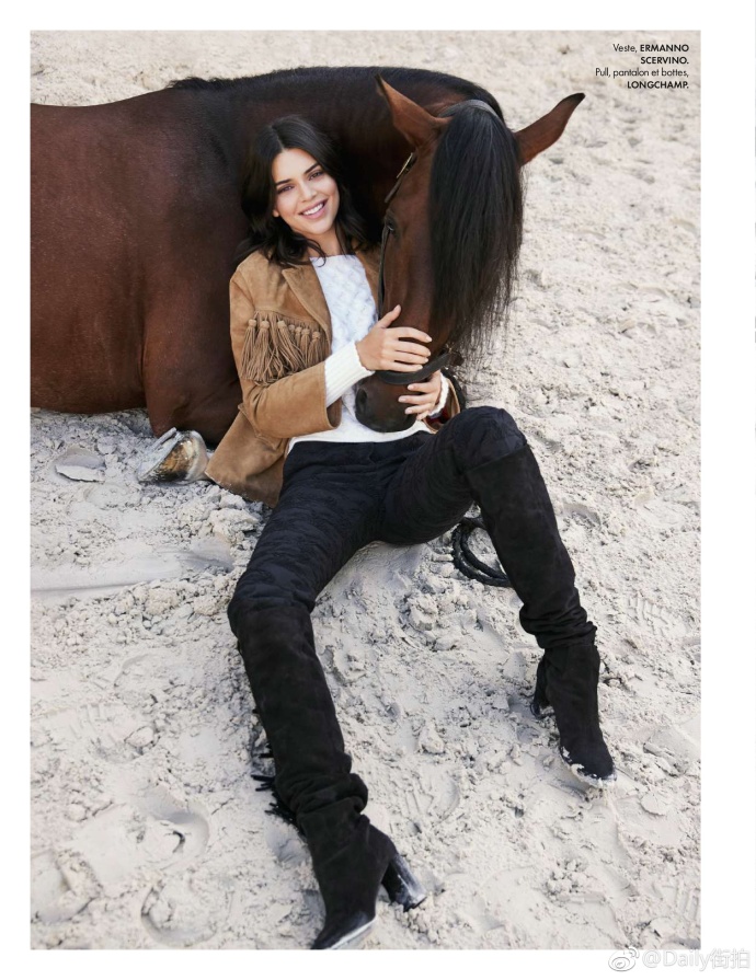 欧美超模肯豆Kendall Jenner登上《Elle》杂志十月刊 3