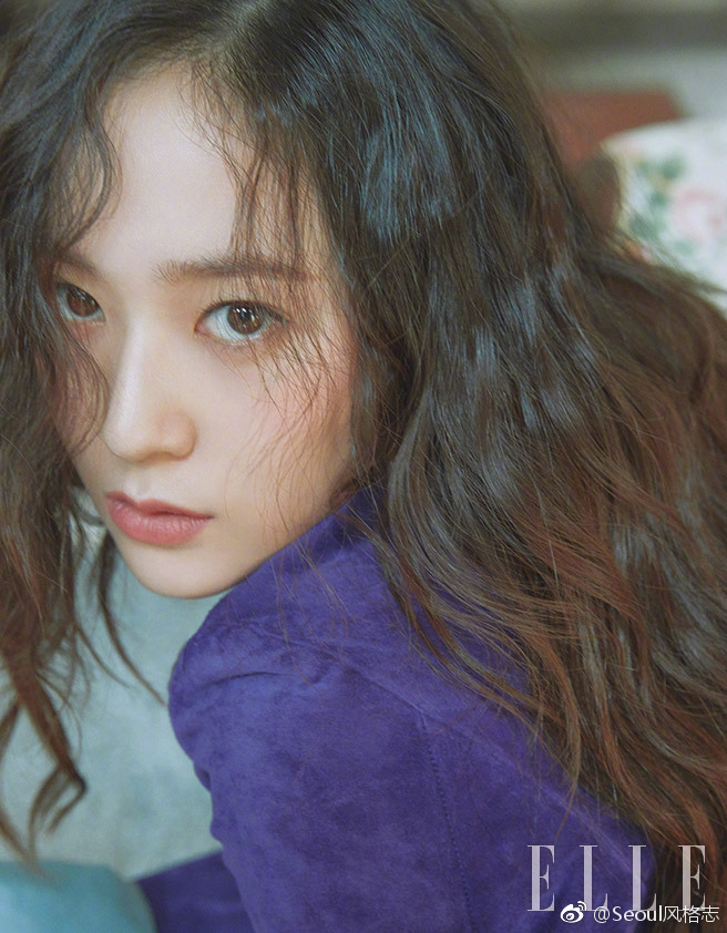 韩国美女明星郑秀晶x ELLE 11月刊超酷的冷艳女王 2