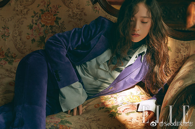 韩国美女明星郑秀晶x ELLE 11月刊超酷的冷艳女王 4