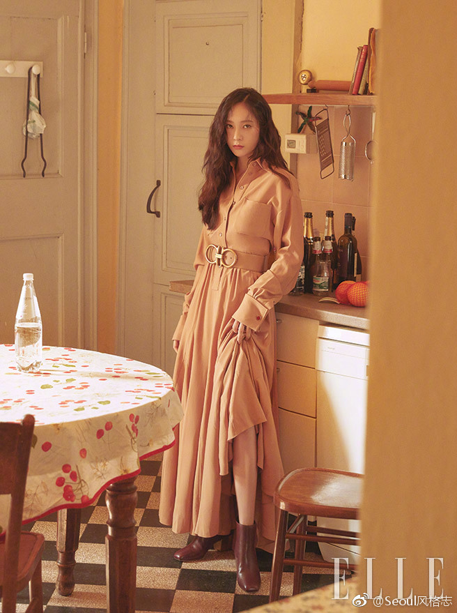 韩国美女明星郑秀晶x ELLE 11月刊超酷的冷艳女王 6