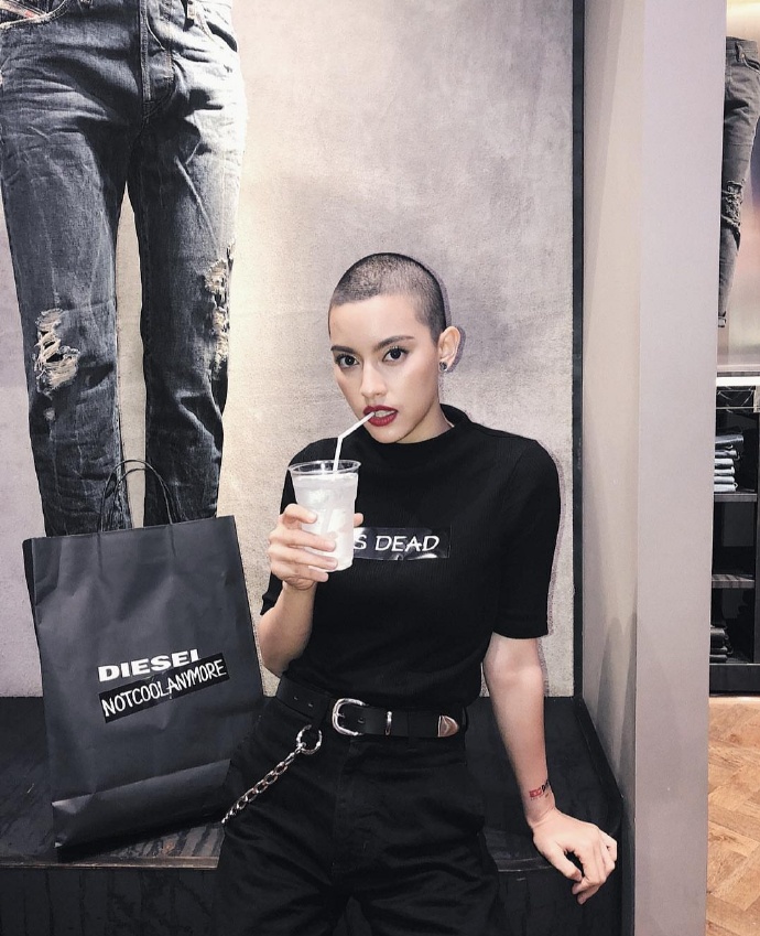 英泰国混血美女Chanya Mcclory新发型帅气图片 6