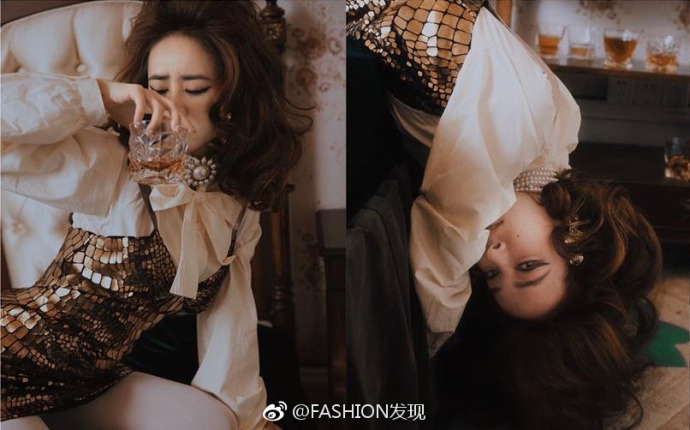 台湾美女歌手蔡依林《红秀Grazia》十月刊封面图 2