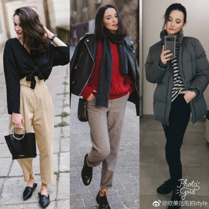 欧美美女时尚博主cajmel时髦优雅的穿衣方案get 5